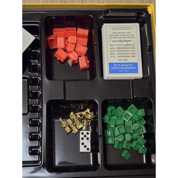 The SIMPSONS Monopoly "Welcome To Springfield"  Board Game Nice Clean Complete - Picture 3 of 8